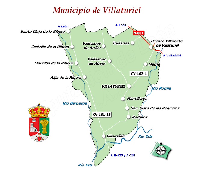 plano Municipio Villaturiel